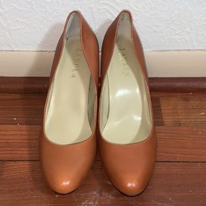 lauren by ralph lauren tan heels size 8